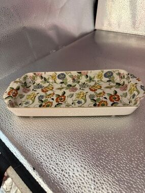 Vintage Minton Bone China Floral beautiful serving tray